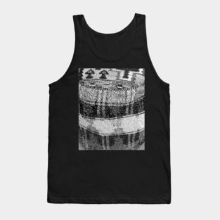 black and white abstract art, antique rug pattern, minimal art, modern art, carpet texture, For custom orders please DM me. Tank Top